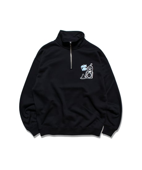 the Erotic & Romantic half zip sweat shirt