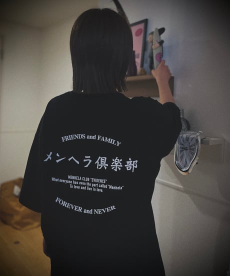 MENHELA CLUB TEE "BLACK"