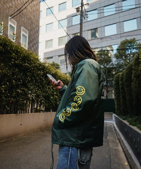 "MENHELA CLUB" NYLON BOA COACH JACKET