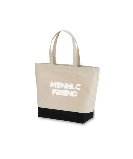 "MENHLC FRIEND" CANVAS TOTE BAG