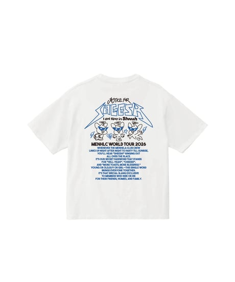 SHEESH TOUR PRINT T-SHIRT