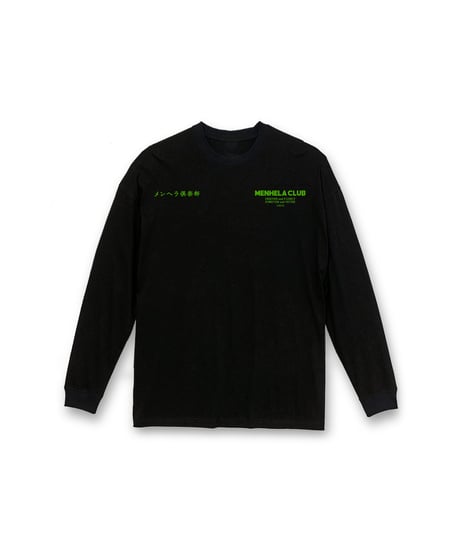 MENHELA CLUB L/S TEE "BLACK"