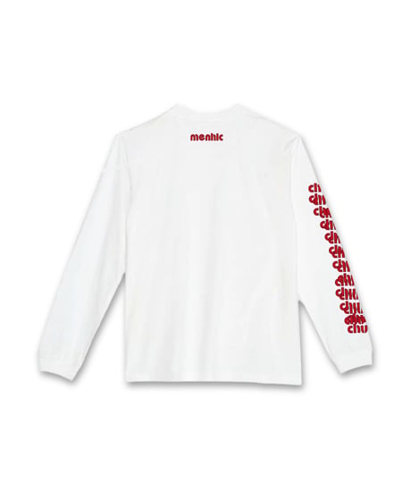 "chu chu" LOGO HEART L/S T-SHIRT