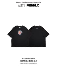 ALLY’s flower &plants × MENHLC T-SHIRT 01