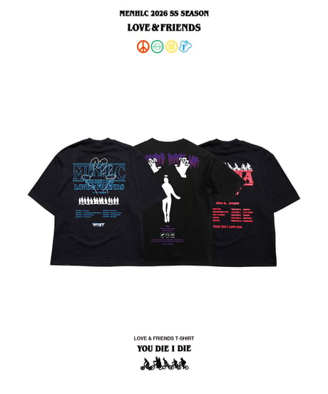 "LOVE & FRIENDS" 3RD EDITION T-SHIRT