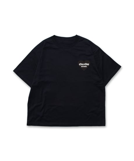 "chu chu" LOGO HEART T-SHIRT
