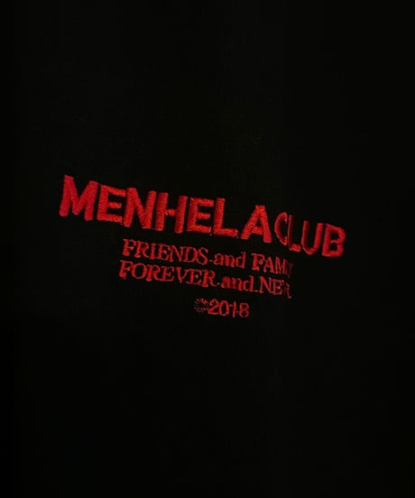 MENHELA CLUB TEE "BLACK"