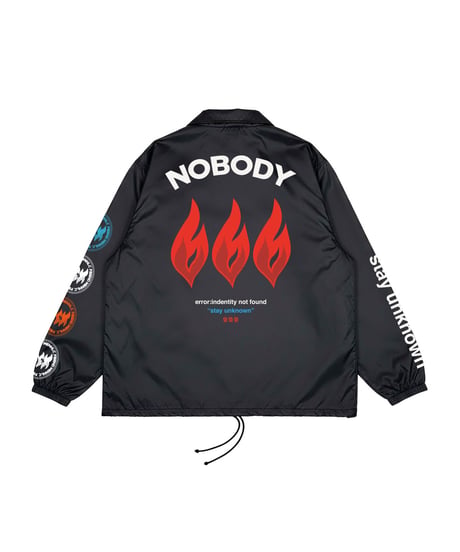NOBODY 666 NYLON COACH JACKET