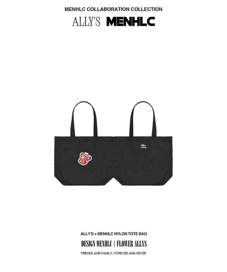 ALLY’s flower &plants × MENHLC TOTE BAG