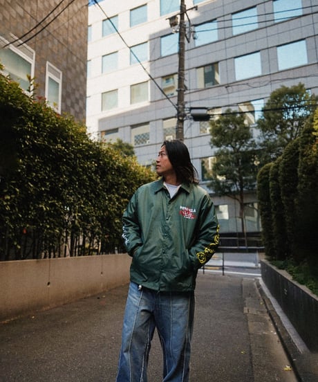 "MENHELA CLUB" NYLON BOA COACH JACKET