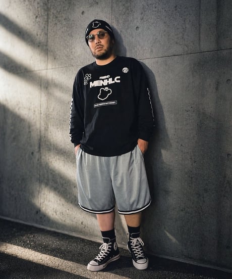 "MENHLC FRIEND" LOGO L/S TEE