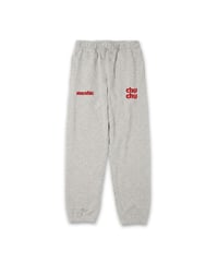 "chu chu" LOGO SWEAT PANTS