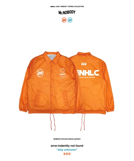 NOBODY NYLON COACH JACKET