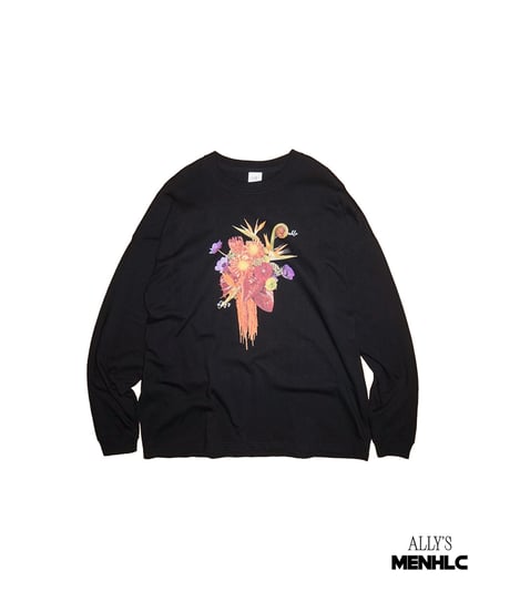 ALLY’s flower &plants × MENHLC L/S TEE 02