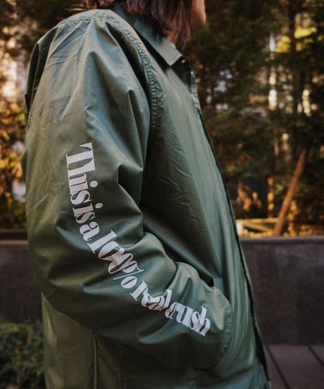"MENHELA CLUB" NYLON BOA COACH JACKET