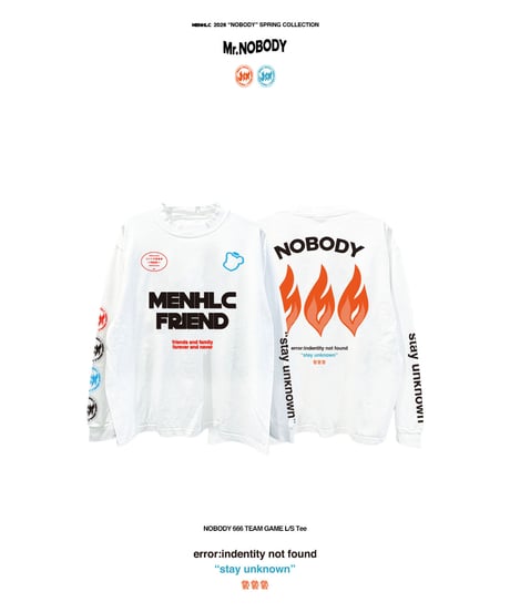 NOBODY 666 TEAM GAME L/S Tee
