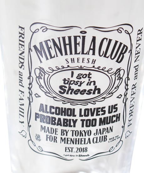 SHEESH LABEL GLASS