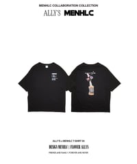 ALLY’s flower &plants × MENHLC T-SHIRT 04