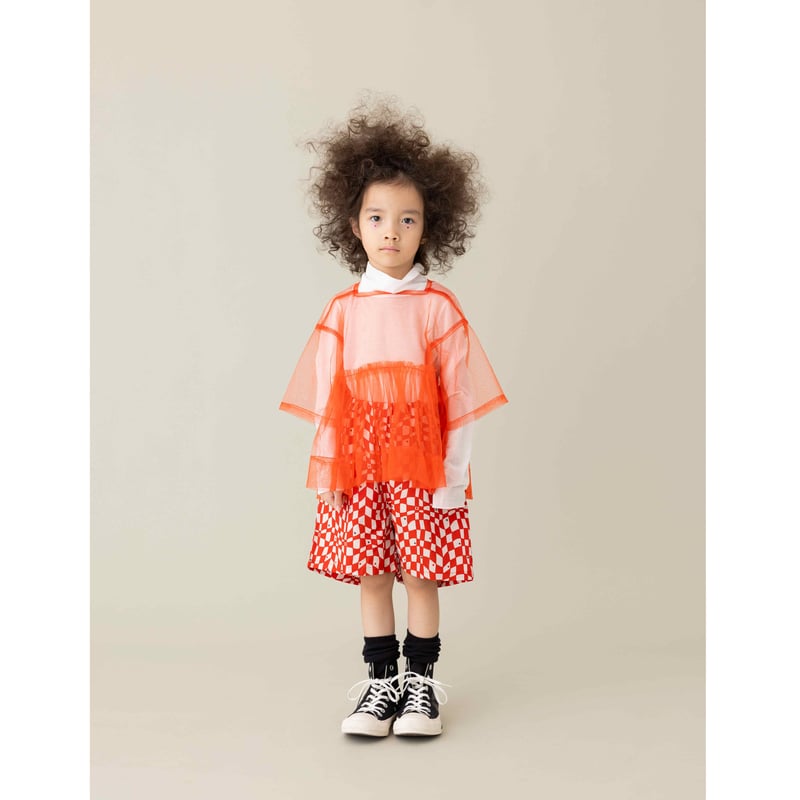 tulle tops Fサイズ red /blue/ black | folk made