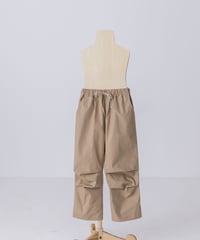 tuck pants Fサイズ　beige/khaki/black
