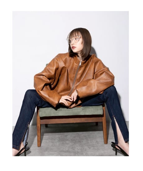 MARGAUX VINTAGE｜ワンウォッシュデニムスリムパンツ