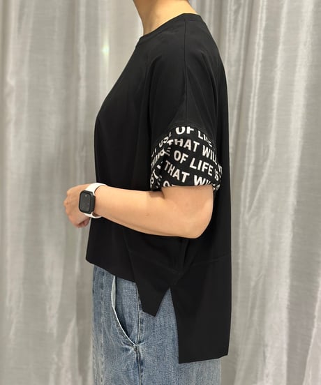 ayane｜ツイストスリーブTシャツ
