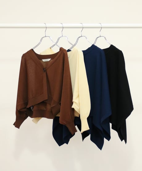TORRZZO DONNA│Vネックニットカーディガン 6267-411