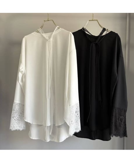 MARGAUX VINTAGE｜シアーロンTEE カフスレース