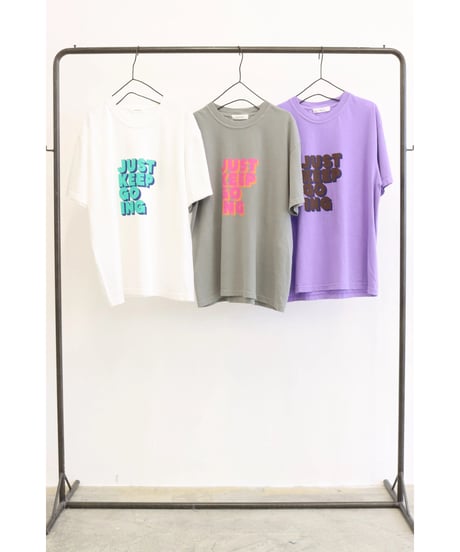 LeMelange｜ ピグメント染めロゴTee