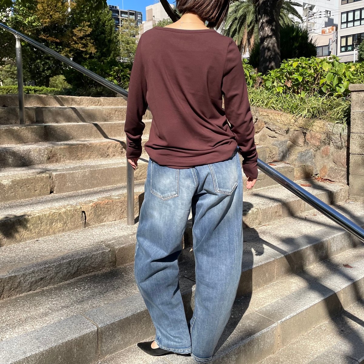 アンナケリー│裏起毛モロッコデニムパンツ 68254602 | TO