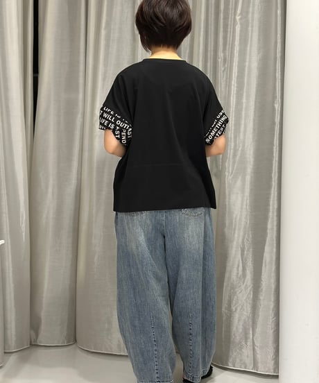 ayane｜ツイストスリーブTシャツ