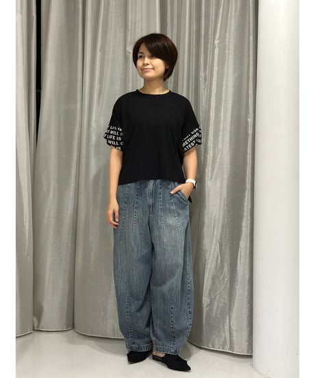 ayane｜ツイストスリーブTシャツ