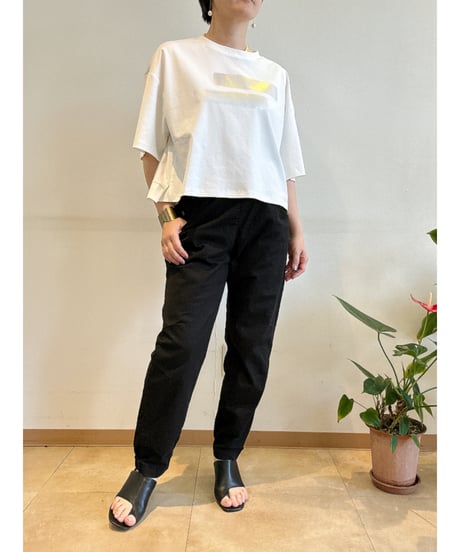 BLANC basque┃アートプリントデザインワイドTシャツ