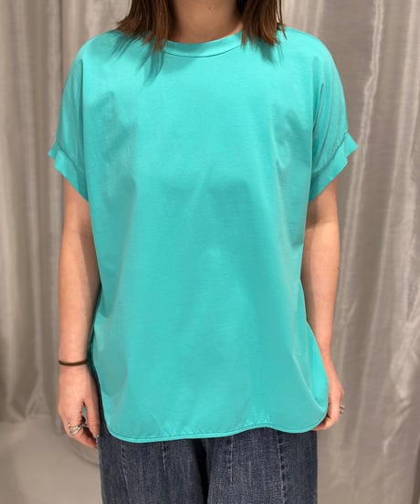 ayane｜フレンチスリーブバックロゴフレンチスリーブバックロゴTシャツ