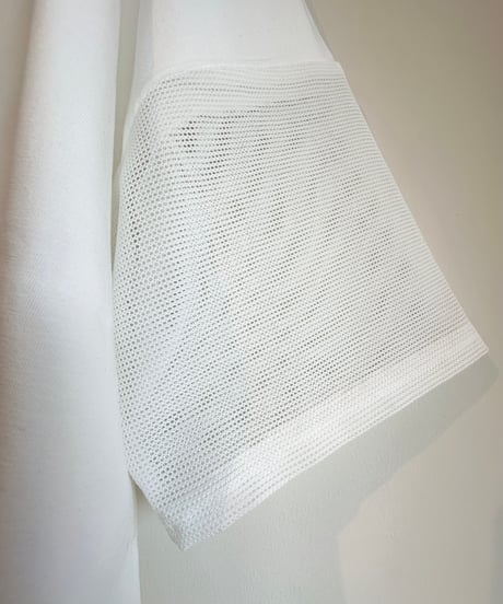 MONiLE｜袖メッシュオーバーT