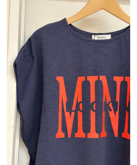 MONiLE｜ロゴプリントスラブTシャツ