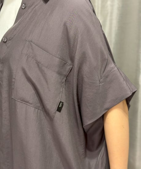 ayane｜オーバーサイズトロミシャツ