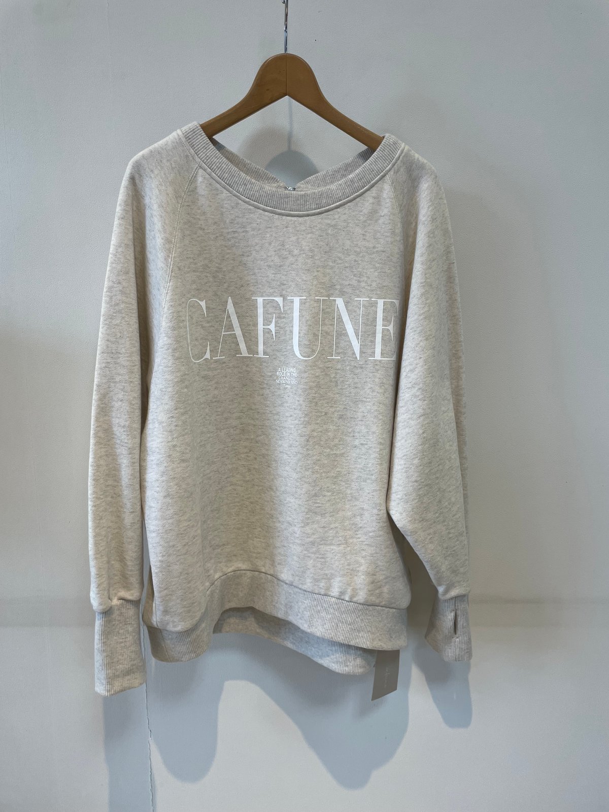 cafune｜2WAYロゴスウェット 51949 | TO