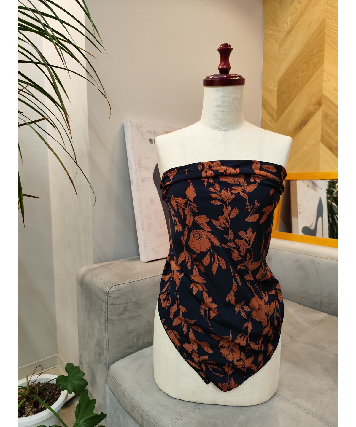 アトリエブルージュ｜花柄スカーフ | TO