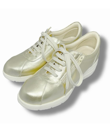TRes TRes｜軽量スニーカー★TRS41★ SILVER GOLD IVORY BEIGE