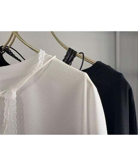 MARGAUX VINTAGE｜シアーロンTEE カフスレース