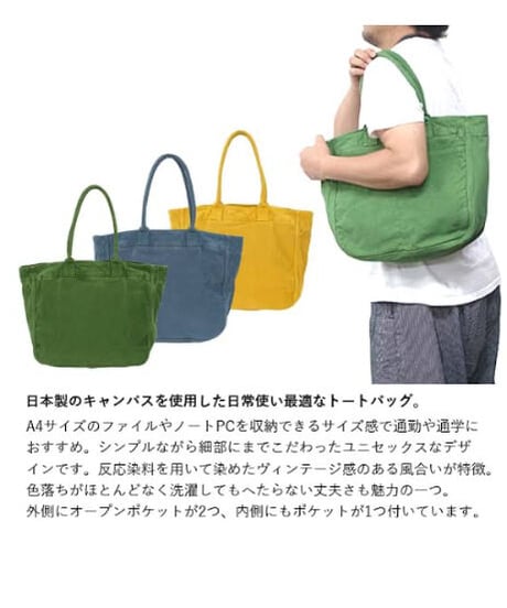 Butler Verner Sails｜反応染めキャンバスバッグ