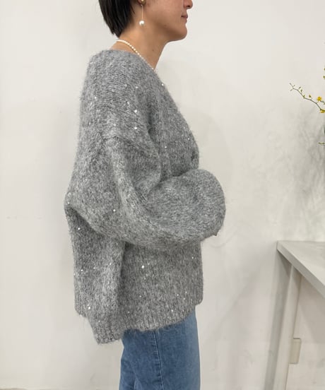 【TORRZZO DONNA】　ドラマティックニットカーディガン　6269-542