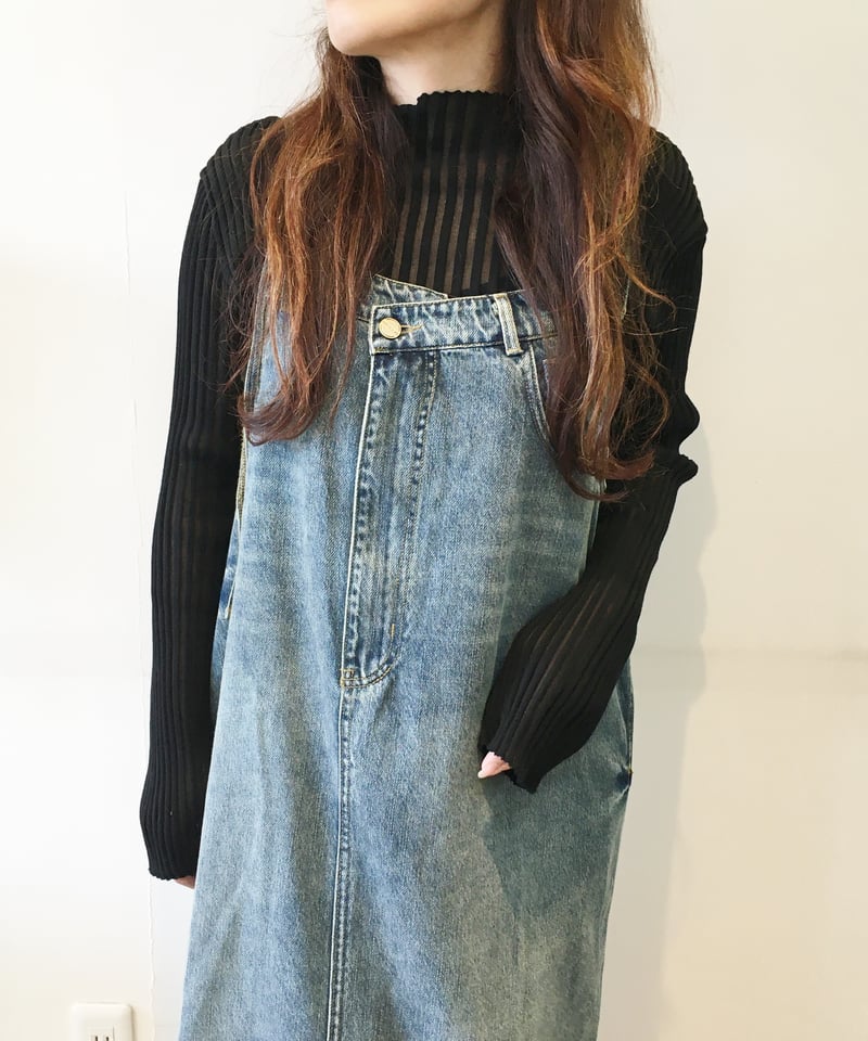 PaulineBleu | リメイク風デニムジャンパースカート | TO PaulineBleu | リメイク風デニムジャンパースカート | TO