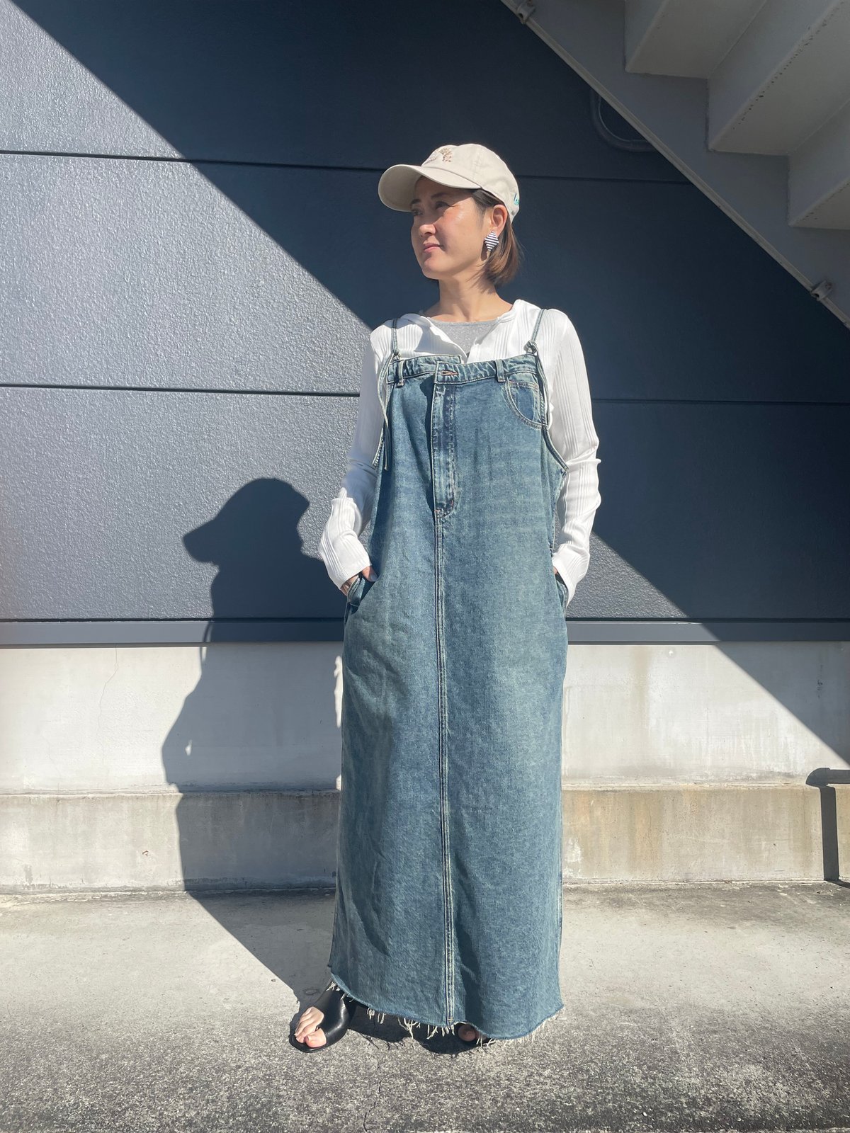 再構築 リメイクデニム ジャンパースカート LEPSIM（レプシィム）の「マルチリメイクデニムジャンパー