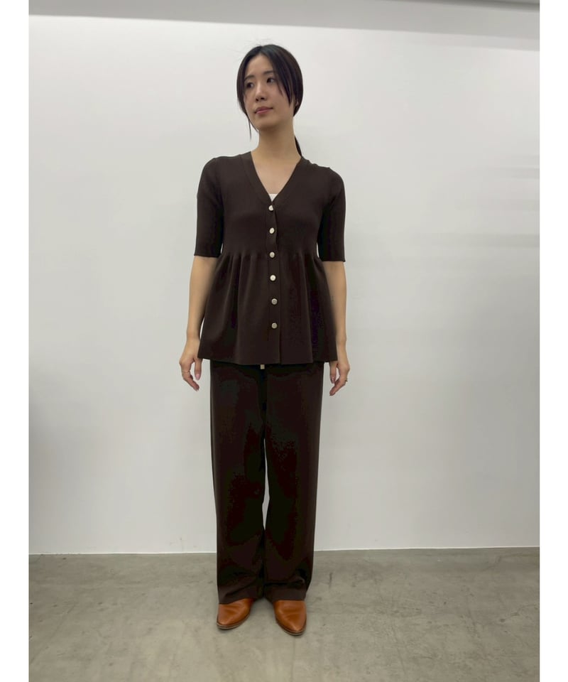 TORRZZO DONNA】ミラノリブニットパンツ 6267-382 | TO