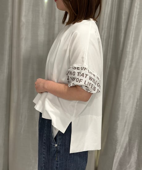 ayane｜ツイストスリーブTシャツ