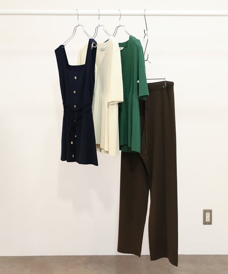 TORRZZO DONNA│フレアラインリブニット 6267-384