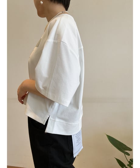 BLANC basque┃アートプリントデザインワイドTシャツ