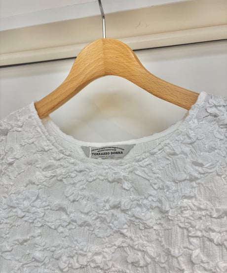 TORAZZO DONNA │  ジャガード半袖トップス